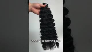 lovebeautywig | 18inch Burmese Curly Tape In Hair Extensions Human Hair#hairextensionsuk #tapeins