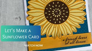 Crafting Sunshine: Sunflower Card Tutorial