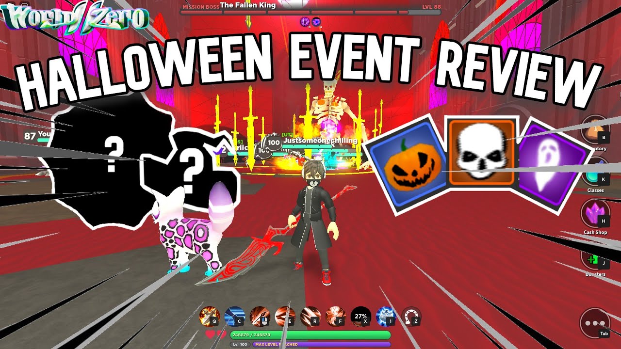 World Zero Halloween Event Review (2021) - YouTube