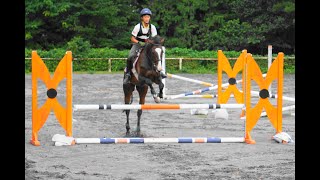 【林牧場群馬県馬事公苑】中学１年生になって、乗馬もうまくなりたい　 2022/8/28　秋の大会に向けての練習の様子です。