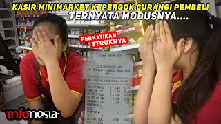 BEGINI MODUSNYA...! Aksi Kasir Minimarket Ketahuan Curangi Pembeli