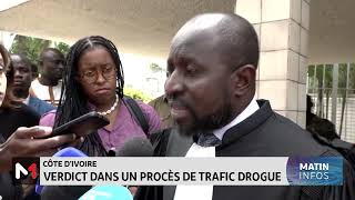 Côte d´Ivoire : verdict dans un procès de trafic de drogue