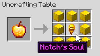 Minecraft, But You Uncraft Any Item...
