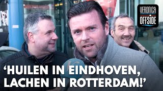 Tom Staal polst sfeer bij Feyenoord-PSV: 'In Eindhoven huilen ze, in Rotterdam lachen we!'