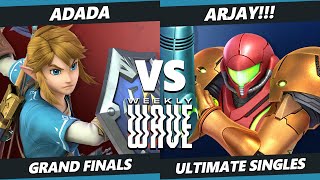 Weekly Wave 24 GRAND FINALS - ARJAY!!! (Samus) Vs. ADADA (Link) SSBU Ultimate Tournament