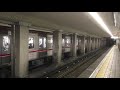 【地下鉄動画】osaka metro御堂筋線　あびこ駅を発車する天王寺方面の新２０系と到着するなかもず行きの新２０系 　あびこ観音節分祭初日の夕方