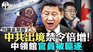 秦剛突然約見美國大使！防美中關係“出意外”？正式驅逐中共外交官！加拿大出重拳；7家陸企面臨歐盟制裁，秦剛訪歐遭下馬威；一趟班機20多人被剪護照，中共限制出境，眾多外國人不能倖免｜新聞拍案驚奇 大宇