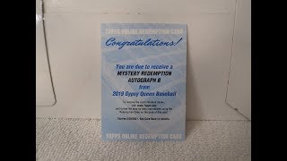 2019 Topps Baseball Card Redemption Fulfillment - Mystery Autograph Time!