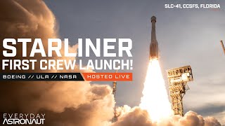Watch The First Boeing Starliner Launch with NASA Astronauts! #CFT1