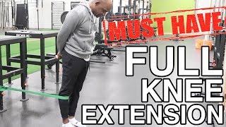 KNEE SURGERY RECOVERY Exercises & Tips: MUST HAVE Full Knee Extension!