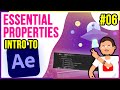 Intro to AFTER EFFECTS for BEGINNERS 6: Work even smarter with Essential Properties