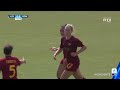 南 萌華　2023 5 27　イタリア女子サッカーリーグ　asローマ　１ゴール　背番号２