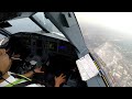 aterrizando con granizo lluvia y turbulencia en la ciudad de méxico aicm