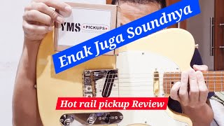 Review Jet Guitar JT 300 | Upgrade YMS Pickups Hot Rail Series | Pickup Hot Rail Telecaster