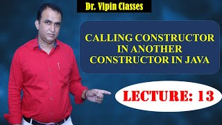 Java OOPS -13: Calling constructor with in another constructor Java | CS Teachers DSSSB/HSSC/KVS/NET