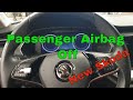 How to disable passenger airbag new Skoda Octavia A8