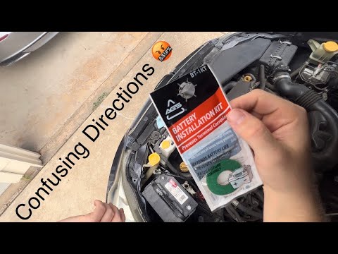 How To Use A Battery Installation Kit Correctly (3:45 For Answer) - YouTube