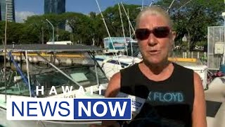 Tour boat discovers woman floating in deep waters off Oahu