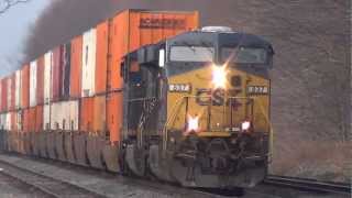 Fast  CSX Double Stack Train