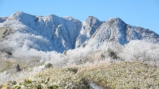 伊予富士元旦登山　初日の出とたっぷり樹氷　撮影2020年1月1日