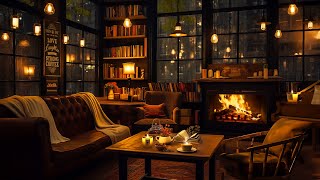 Warm Jazz Music for Studying, Unwind in Cozy Coffee Shop Ambience ☕ Relaxing Jazz Instrumental Music