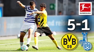 Borussia Dortmund - MSV Duisburg 5-1 I Highlights I Sancho & Reyna Goals