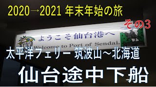 太平洋フェリー 仙台途中下船の過ごし方をご紹介【2020→2021 年末年始の旅 3】