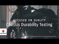 FOCUSED ON QUALITY | Chassis Durability Testing  |  Suzuki