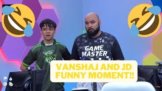 Vanshaj and Game Master JD Funny Moment in @PLAYGROUND_GLOBAL