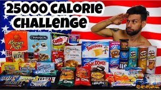 25000 Calorie Challenge - Italiano Cheat Day Man VS Food (ENG SUB)