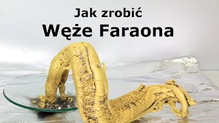 Eksperyment Węże Faraona - pokaz oraz jak je zrobić/How to make pharaoh's serpents