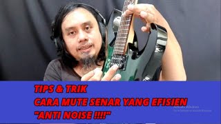 TUTORIAL GITAR : TIPS MEREDAM NOISE SUPAYA SUARA MELODI BERSIH