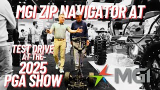 MGI Zip Navigator AT Battery Powered Golf Cart Test Drive