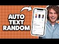 How to Automate Text Messages during Random Times on iPhone 2026 (Step-By-Step Tutorial)