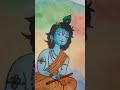 little krishna painting ..😍❤️ art painting drawing