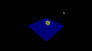 Physics Simulation of Bouncing Cube using Python
