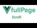 Vue js FullPage Scroll
