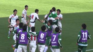 2013 4.14  松本山雅xFC岐阜   新井選手１点目のゴールシーン