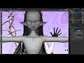 3d modeling anime style vtuber body and face with blender part 1