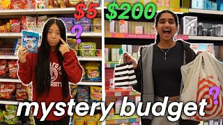 MYSTERY BUDGET SHOPPING CHALLENGE | haul, sephora, target!!!