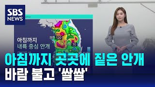 [날씨] 아침까지 곳곳에 짙은 안개…바람 불고 '쌀쌀' / SBS