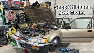 Modding a CLAPPED EF Honda Civic! (Mistakes were made)