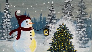 Painting Tutorial: Merry and Bright