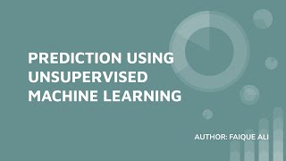 Prediction Using Unsupervised Machine Learning