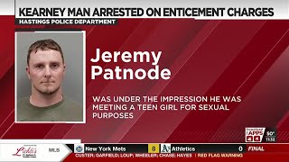 Kearney man arrested on enticement charges