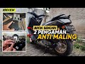 ANTI MALING❗REVIEW 2 PENGAMAN DI MOTOR NMAX MURAH MERIAH BISA PASANG SENDIRI