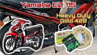 YAMAHA EZ 115 - Tukar Rantai Set Heavy Duty Gold 428