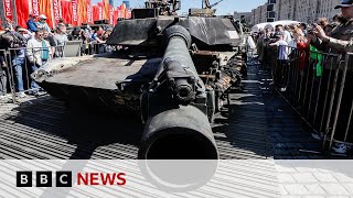 Russia shows off Western military hardware captured in war in Ukraine | BBC News