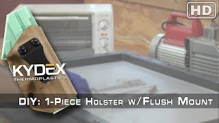 How to Make a Fold Over Holster for a Glock 19 Using a Vacuum Forming Press