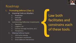 4.1 - Cybersecurity Law I: Promoting Defense